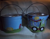 Personalized Easter "Dumpin' the Eggs" Children's Easter Bucket