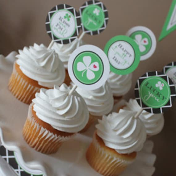 Irish Love St Patrick's Day Printable Party Collection Full Set : Printable Party Designs by The Tiny Tiara Il_570xn