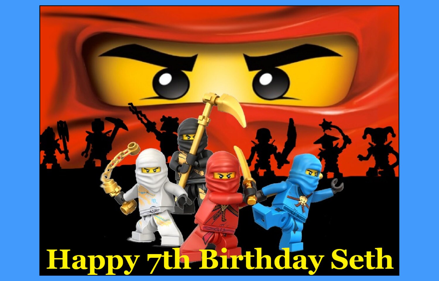 Ninjago Cupcake Topper