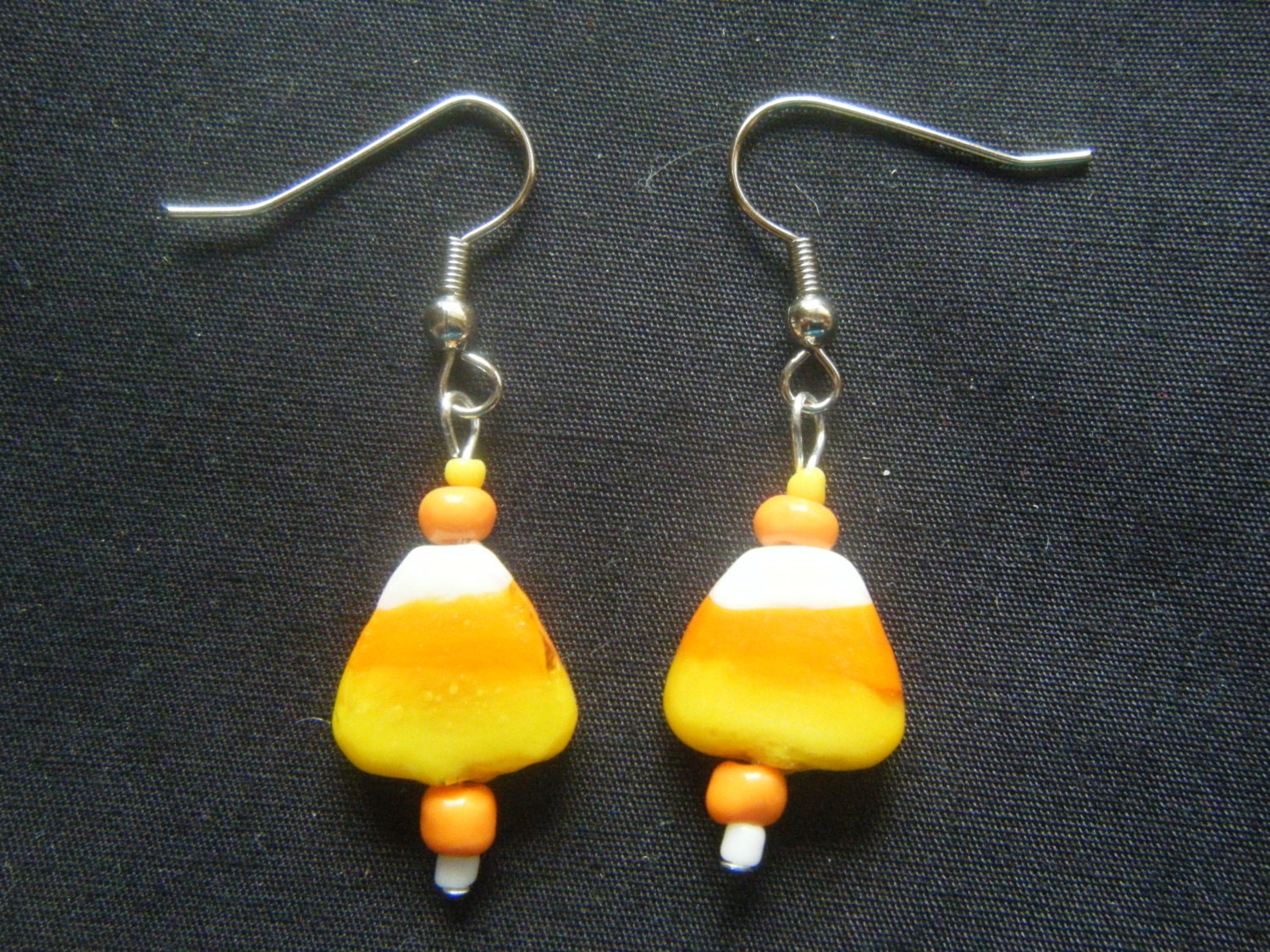 Candy Corn Earrings