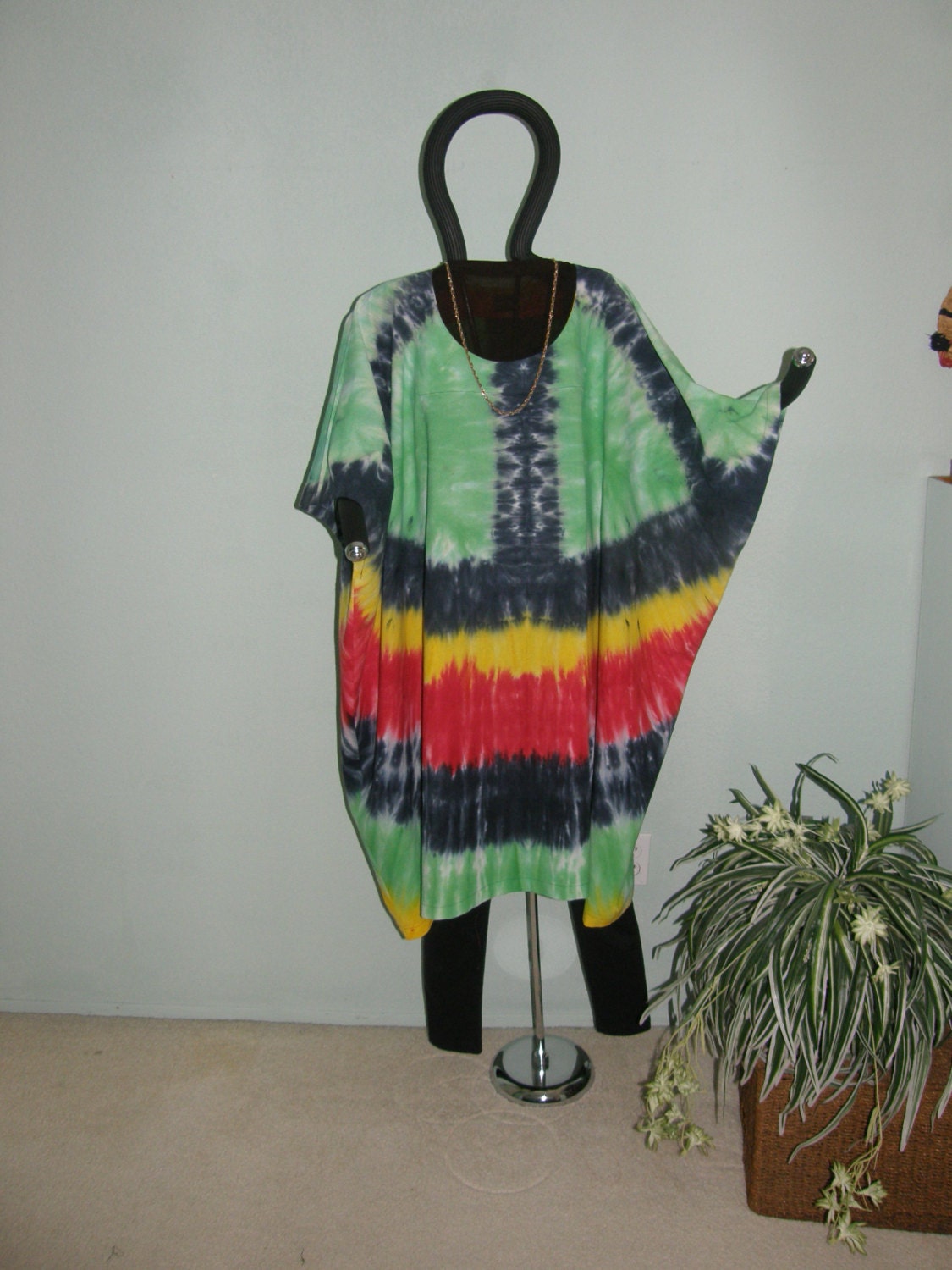 PLUS SIZE CAFTAN - My "Jeanne Bice Caftan" - I thought of her all the time I was making this - so I made a headband too