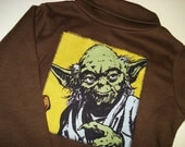 Yoda Long Sleeve Turtleneck Shirt: Baby Boys Size 24 Months