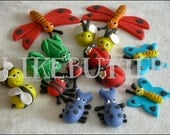 Cute As Bugs Cupcake/Cake Toppers by LikeButter