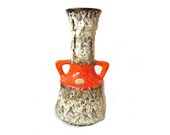Huge Fat Lava  Ceramic Vase Germany