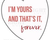 11 x 14 INSTANT Digital Download / Printable Lyric Art  / Avett Brothers Lyrics / The Ballad of Love and Hate