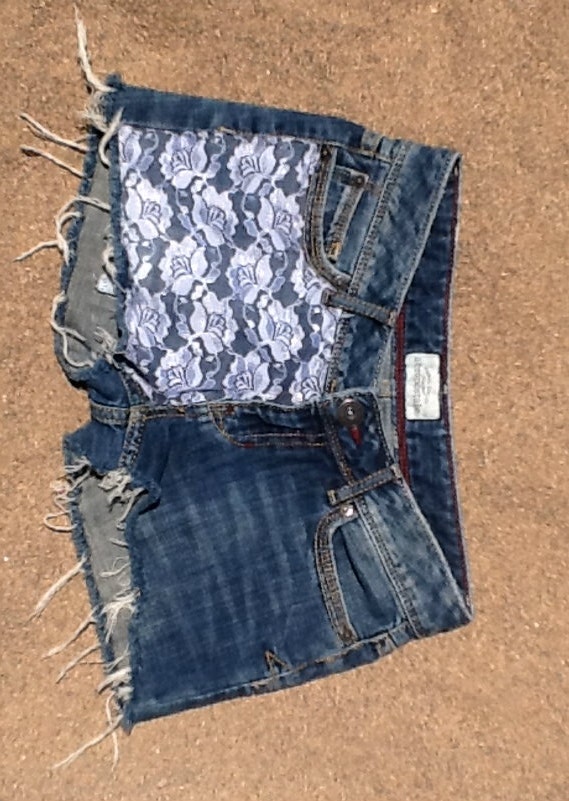 Lace it Up Denim Shorts