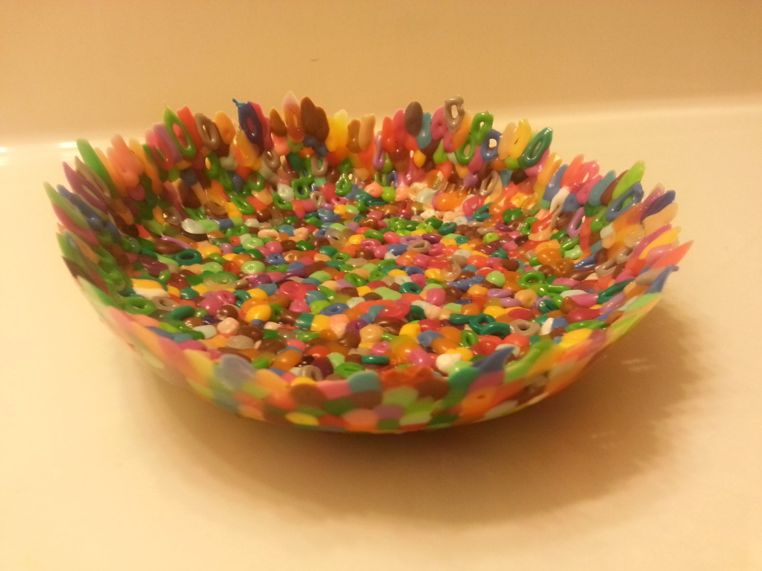 Perler Art Bead Bowl