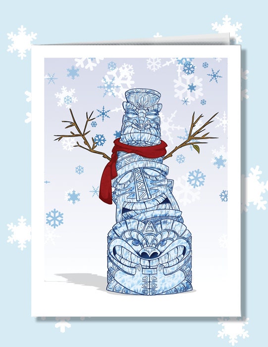 Frostiki, set of twelve Holiday Monster greeting cards