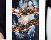 Original collage art - 'It Will Be Reclaimed, Piece by Piece' - Surreal collage - 5" x 7.5" - Free shipping