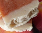 Peach, Homemade Soap, Vegan, Peaches & Almonds, Natural