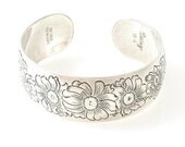 Sterling Silver Cuff Bracelet By S Kirk And Son