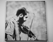 Art - "Play" by Ray Ferrer - Original 24" x 24" Spray paint on Canvas w/ Signed COA