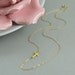 Extra Tiny Gold Sideways Cross Necklace, Tiny Gold Necklace, Tiny Sideways Cross Necklace, Bridesmaids Gifts, Gold Cross Necklace