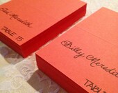 Custom Handwritten Wedding Calligraphy Escort Cards, Place Cards or Seating Chart - Envelope Addressing, Menus, Signage Also Available