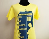 Doctor Who and Tardis Ver.2 T-shirt short sleeve