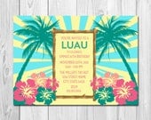 Luau - Hawaiian Theme - Party Invitation - DIY - Printable Il_170x135