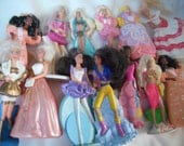 Vintage 80s and 90s Mini Barbie Doll Figurines Lot McDonalds Toys