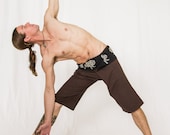 Fisherman / Yoga / Exercise / Lounge shorts with Ganesha: Ganesh Sacred Buddha