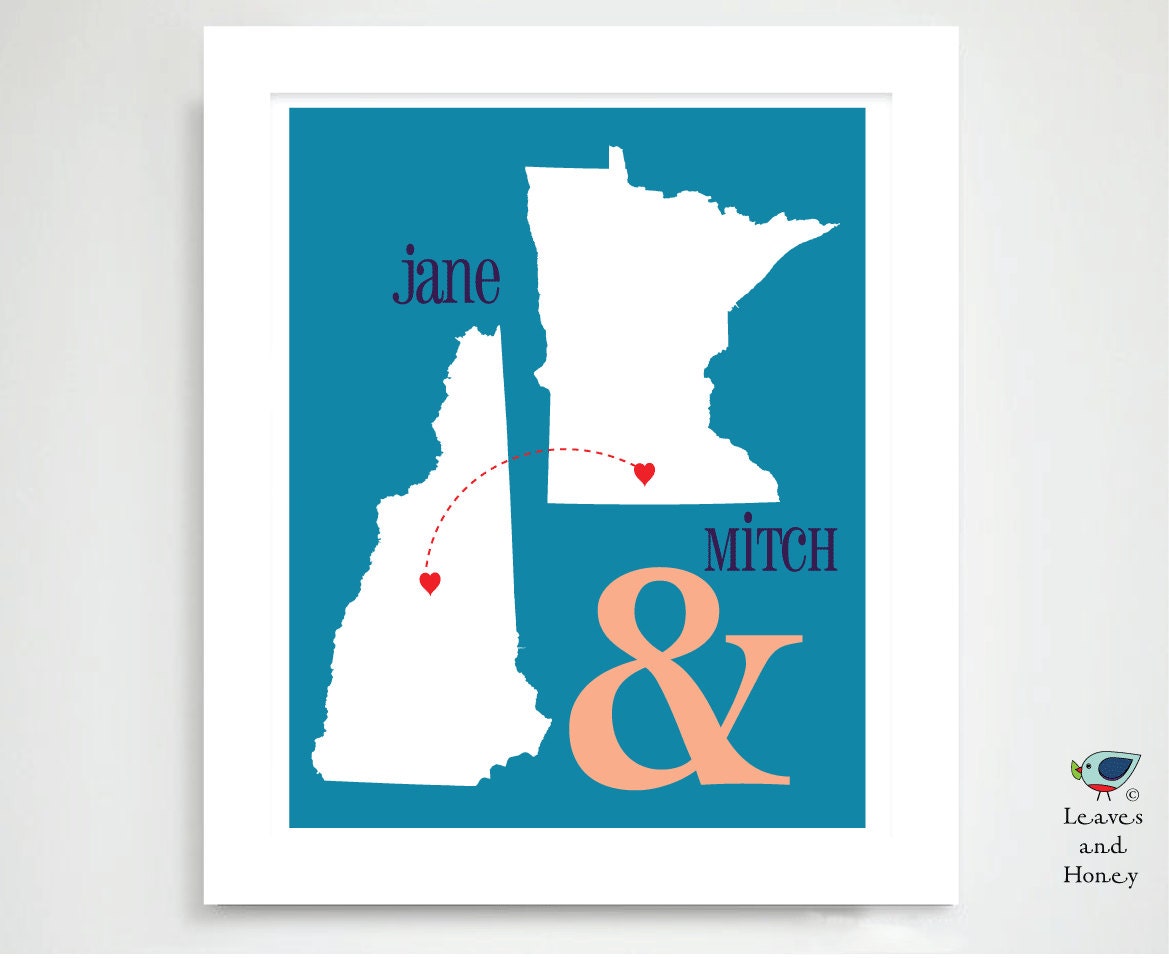 Buy dating anniversary gifts - Newyweds Gift / Personalized Engagement Gift for Her &amp; Him / For Couples Dating Location Map / Fiance Present /  1st Anniversary Gift  8x10