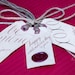 Valentine's Day Wine and Gift Tags (3) - Personalized Hand Calligraphy   Custom Gift Labels - X0X0 Wax Seal /Stained /Vintage Inspired