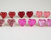 Heart Nail Polish Earrings