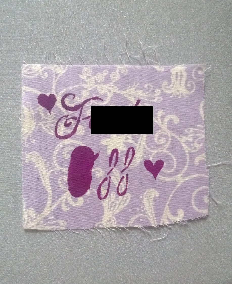 Feck Off floral patch 4 x 3.5