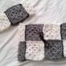 Granny Square Infinity Scarf with Matching Headband/Earwarmer