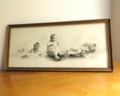 Antique 1922 Baby Picture, Old Baby Photo Photography, Vintage Nursery Wall Hanging Decor