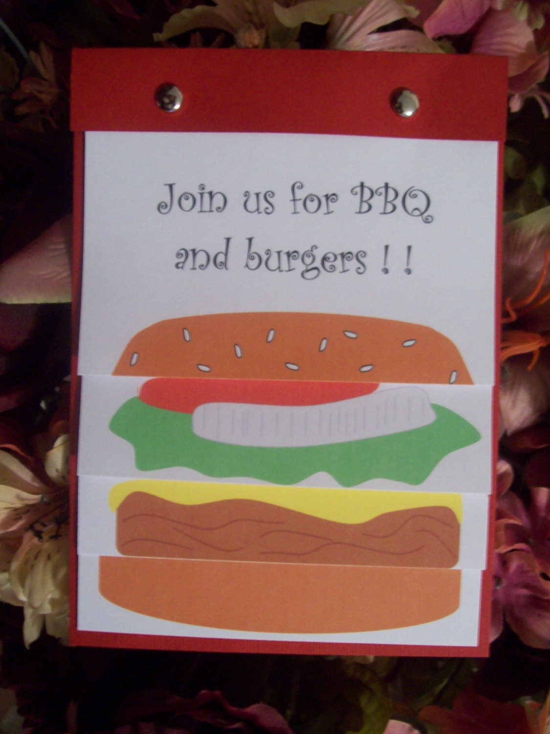 July 4th/ BBQ/ Cookout Invitation (with free envelope addressing) Il_170x135