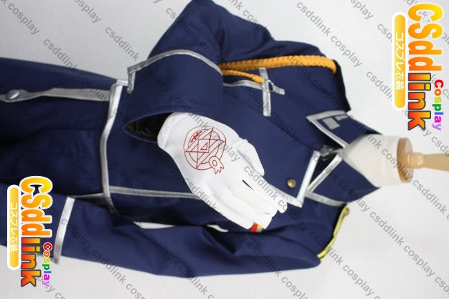 Fullmetal Alchemist uniform Roy Mustang Military Cosplay Costume
