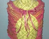Ruffled Crochet Capelet