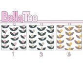 Changing Pad Cover - Flowers Pink Gray Yellow - Custom Made By BellaToo