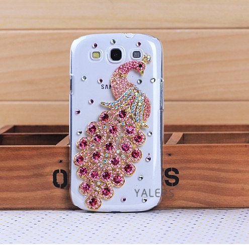 crystal peacock samsung  Galaxy S3 case samsung galaxy note2 case   iphone 4s case samsung galaxy s4 case iphone 4 bling case iphone 5 case