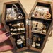 Miniature Coffin Shadow Box - Dr. Westly's Laboratory - Mad Scientist