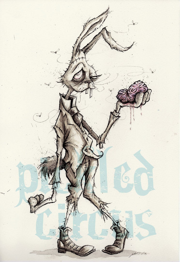 Bugs Zombunny - (original artwork)
