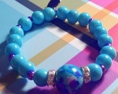 Lil Divas Splash Beaded Bracelet