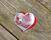 Recycled Aluminum Necklace - Canadian Love
