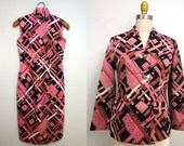 1950s- 1960s cheongsam dress/ 50s 60s tiki wiggle dress/ bombshell/ extra small