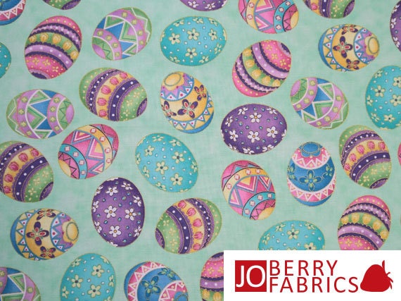 Spring Medley Easter Egg Fabric
