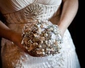 Pearl Bouquet, Brooch Bouquet, Jewellery Bouquet. Vintage wedding