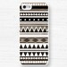 iPhone 5 4 geometric Case - aztec navajo wood Samsung Galaxy s3 s4, ipod touch - Blue Red - 0041