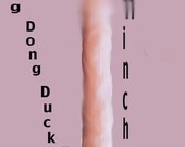 Mature Adult silicone "Long Dong Duck" sex toy.