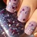 Purple Stuff - Wine, Purple, Periwinkle, White Glitter Nail Polish