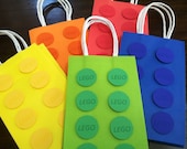 5 Lego Party Favor Bags