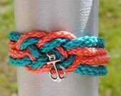 Sailors Knot With Anchor Charm Bracelet