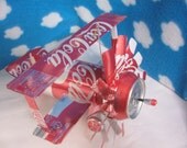 Airplane Wind Chime Made From Polar Bear Coca-Cola Cans