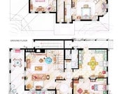 House of Lorelai and Rory Gilmore - Floorplans