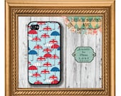 British Umbrellas iPhone Case, Hard Plastic iPhone Case, Fits iPhone 4, iPhone 4s & iPhone 5