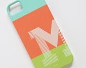 SALE iPhone 5 Case - Rothko Monos - Personalized "M"