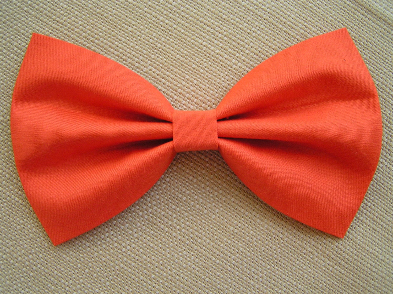 Orange color fabric Hair Bow for kids adults,Orange bow, Fabric Hair Bows, Hair bow, Hair bows, Bow